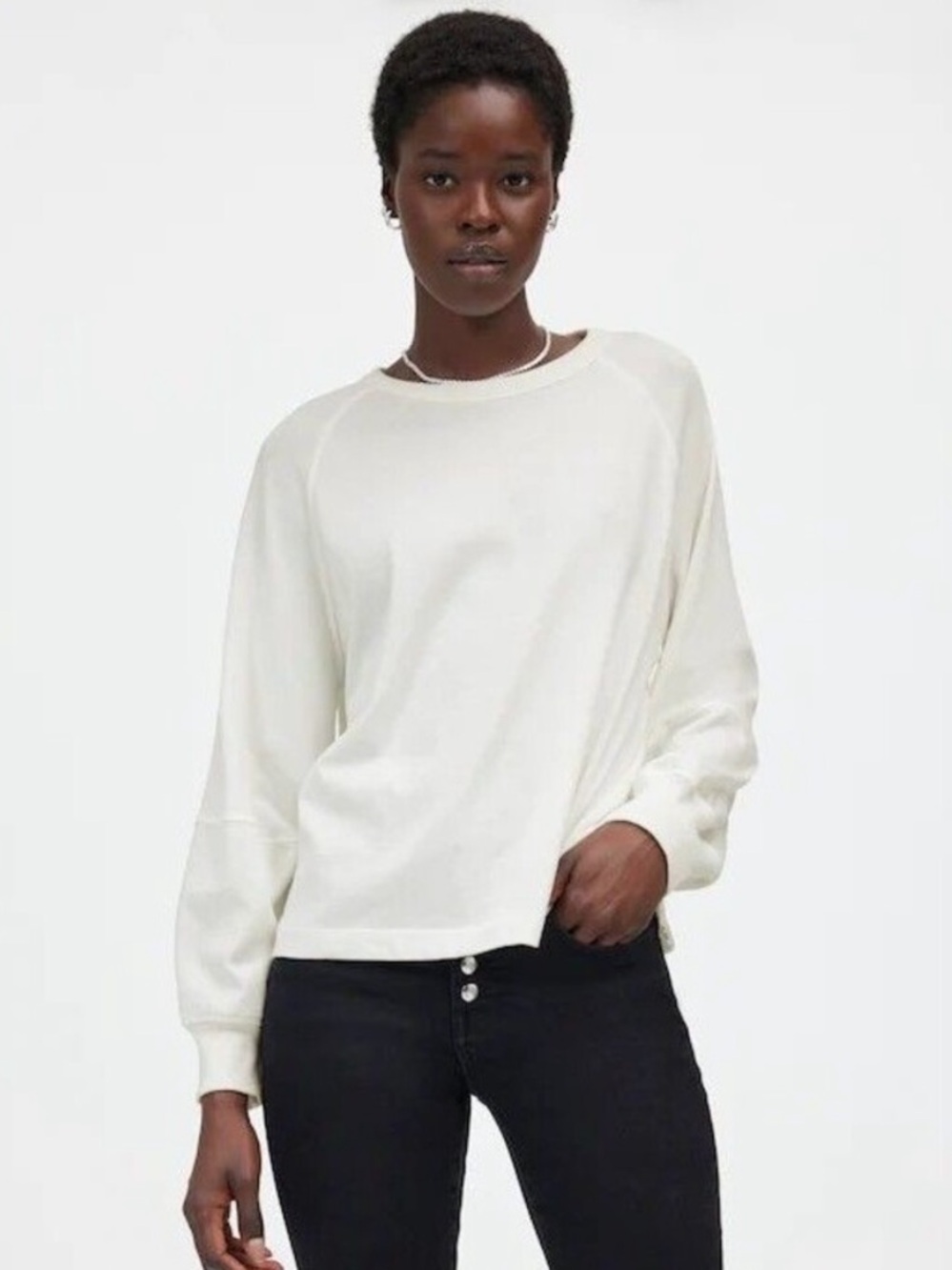 Relaxed Long-Sleeve Raglan Tee NWT